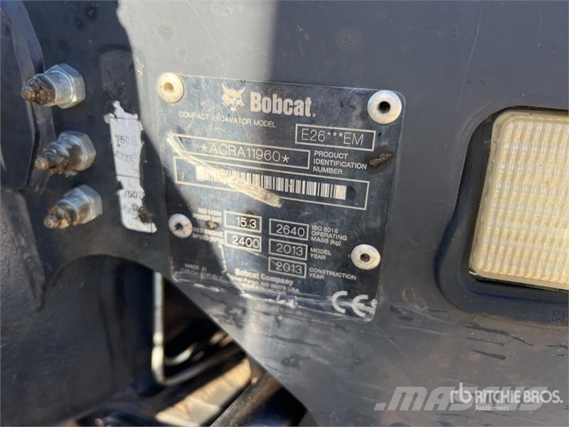 Bobcat E26 EM Mini-Pelle Mini Excavator Minibagger < 7t