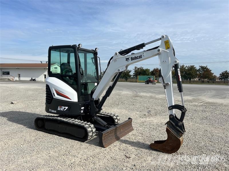 Bobcat E27 Mini Excavator Mini ekskavatörler, 7 tona dek
