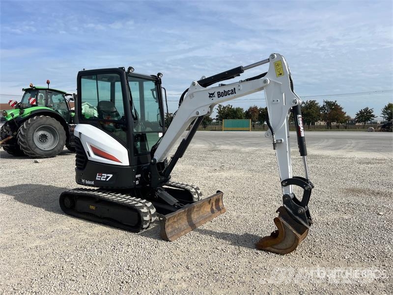 Bobcat E27 Mini Excavator Mini ekskavatörler, 7 tona dek