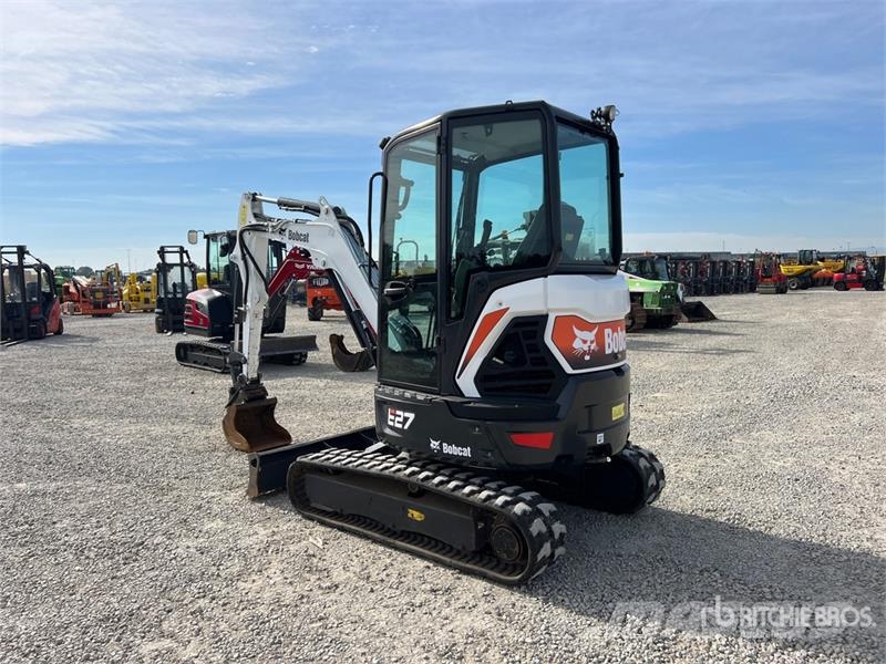 Bobcat E27 Mini Excavator Mini ekskavatörler, 7 tona dek
