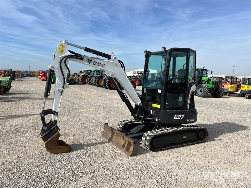Bobcat E27 Mini Excavator Mini ekskavatörler, 7 tona dek