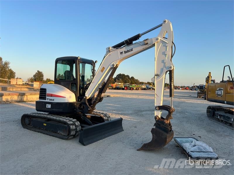 Bobcat E50 Mini Excavator Mini ekskavatörler, 7 tona dek