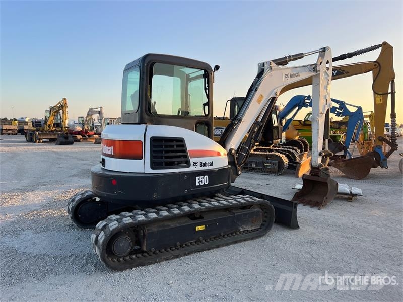 Bobcat E50 Mini Excavator Mini ekskavatörler, 7 tona dek