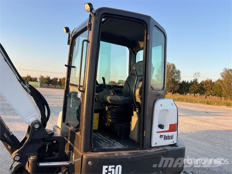 Bobcat E50 Mini Excavator Mini ekskavatörler, 7 tona dek