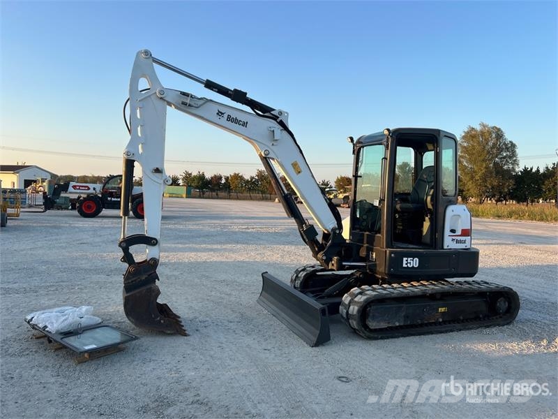 Bobcat E50 Mini Excavator Mini ekskavatörler, 7 tona dek