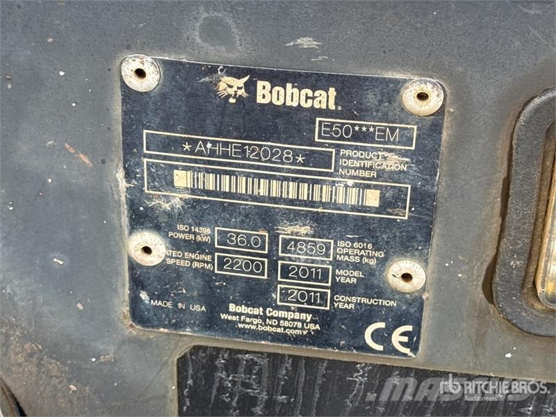Bobcat E50EM Mini bagri <7t