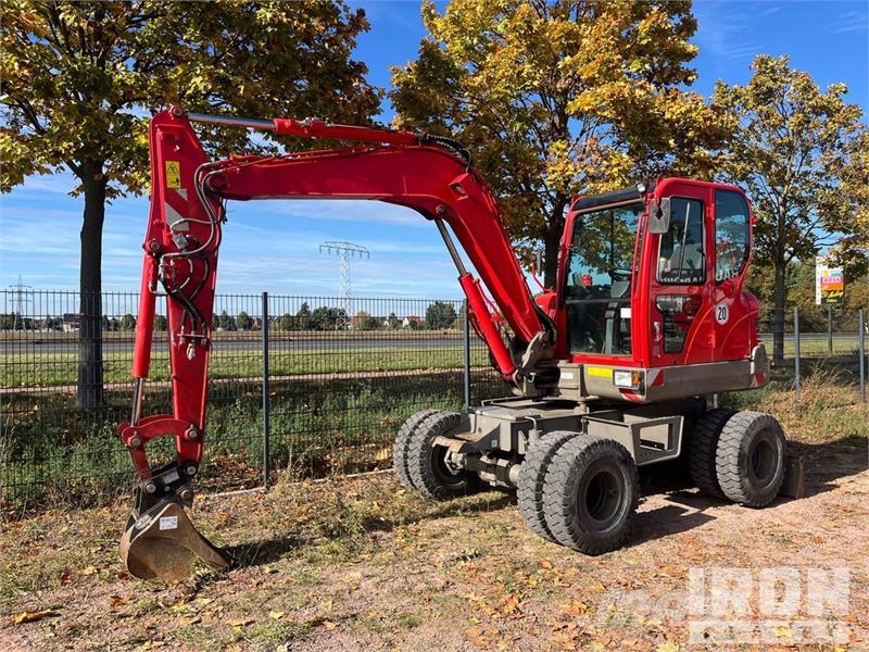 Bobcat E55W Wheel Excavator Bagri na kolesih