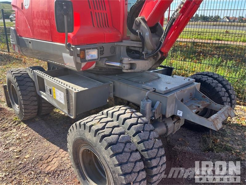 Bobcat E55W Wheel Excavator Bagri na kolesih
