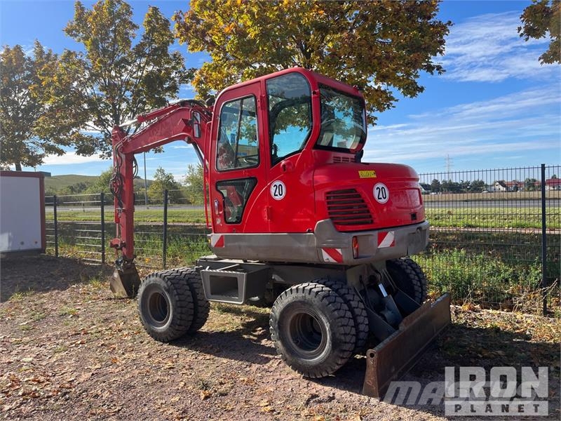 Bobcat E55W Wheel Excavator Bagri na kolesih