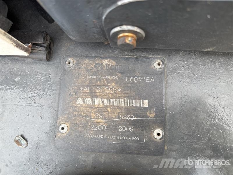 Bobcat E60 Mini Excavator Miniescavatori