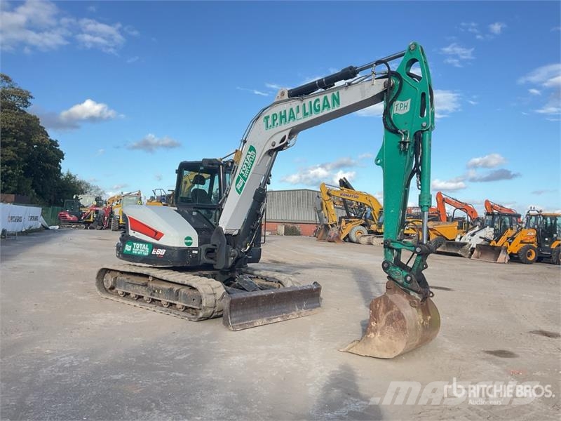 Bobcat E88 Tracked Excavator Kāpurķēžu ekskavatori