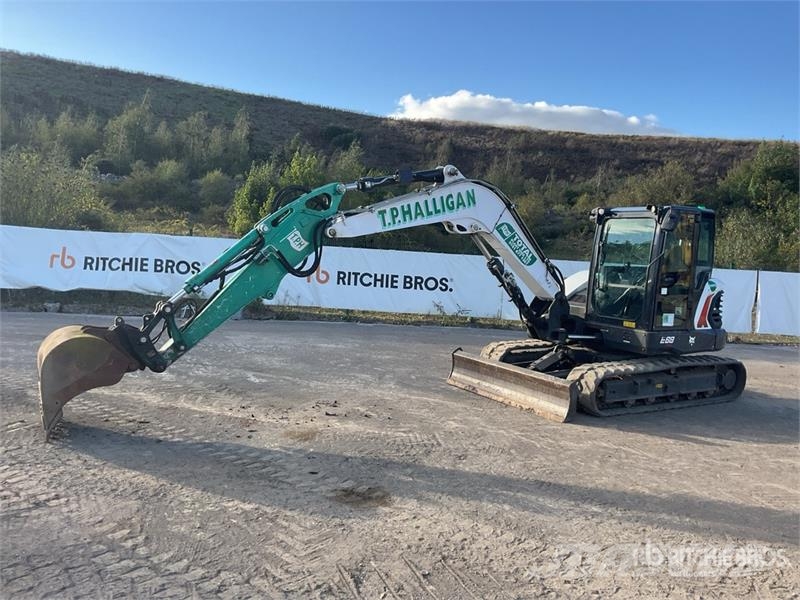 Bobcat E88 Tracked Excavator Kāpurķēžu ekskavatori