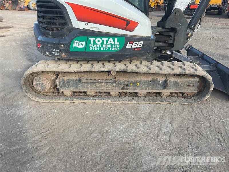 Bobcat E88 Tracked Excavator Kāpurķēžu ekskavatori