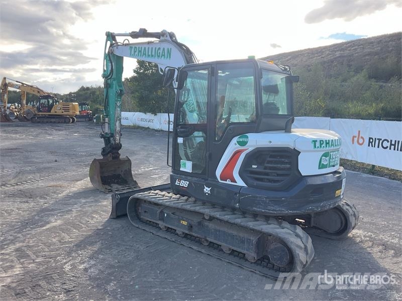 Bobcat E88 Tracked Excavator Kāpurķēžu ekskavatori