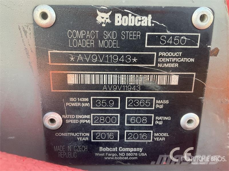 Bobcat S450 Skid steer loaders