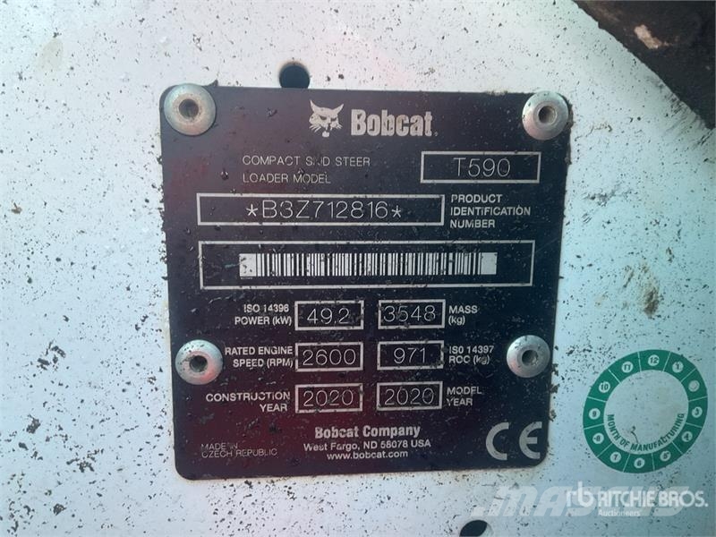 Bobcat T590 لوادر انزلاقية التوجيه