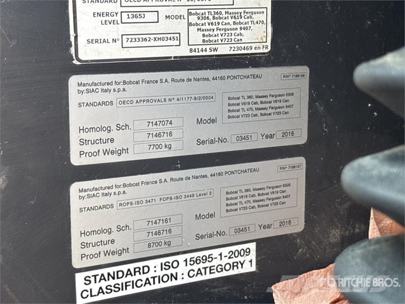 Bobcat TL470XHF Telehandler Teleskoplader
