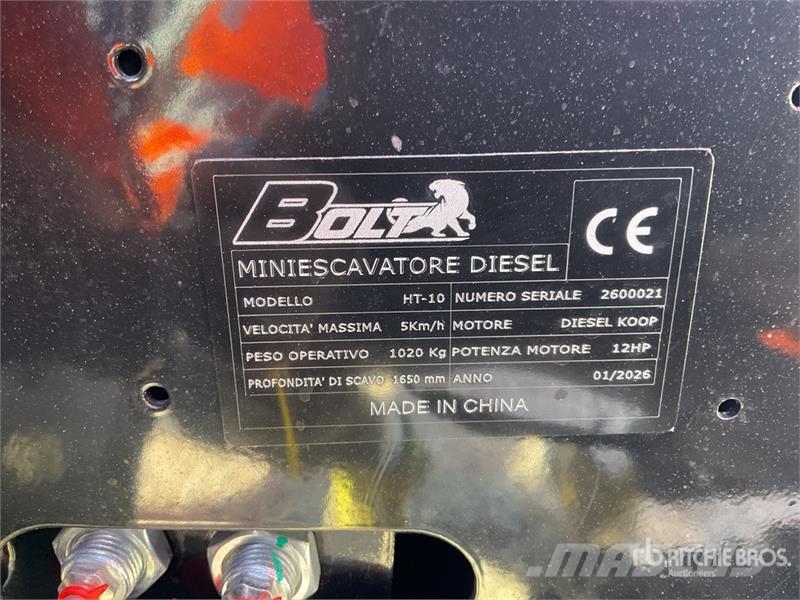  Bolt HT-10 Mini Excavator (Unused) Mini excavators < 7t (Mini diggers)