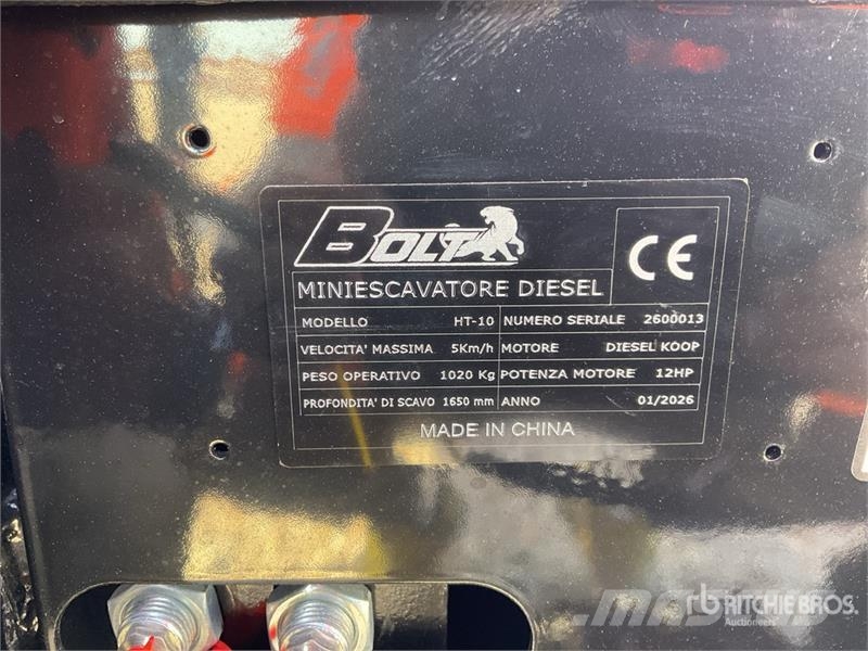  Bolt HT-10 Mini Excavator (Unused) Mini excavators < 7t (Mini diggers)