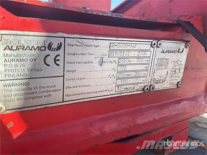 Bolzoni Clamp Paper Machinery Overige componenten