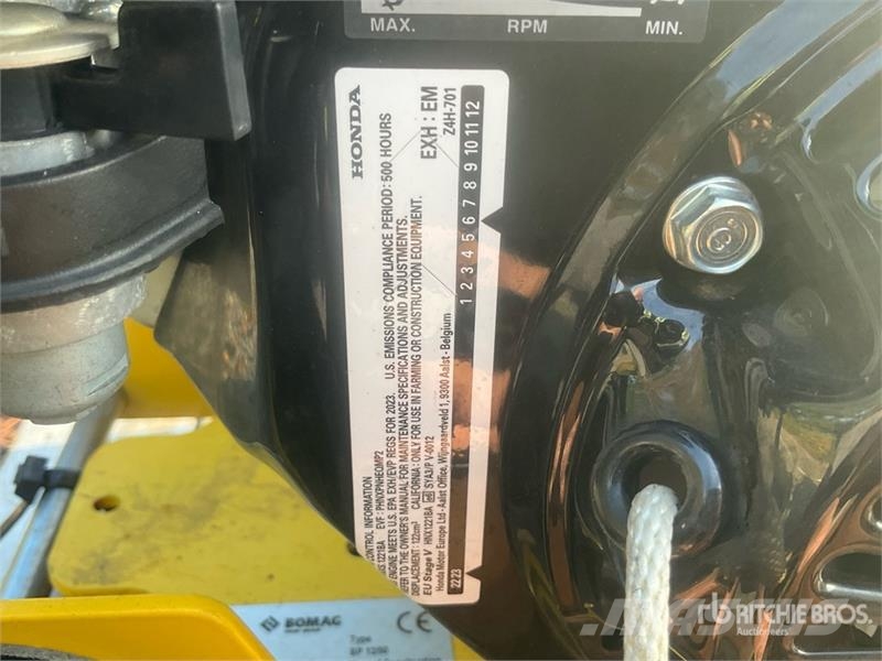 Bomag BP12/50 Vibratory Plate Compactor Vibro plošče