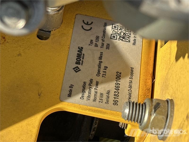 Bomag BP12/50 Vibratory Plate Compactor Plate compactors