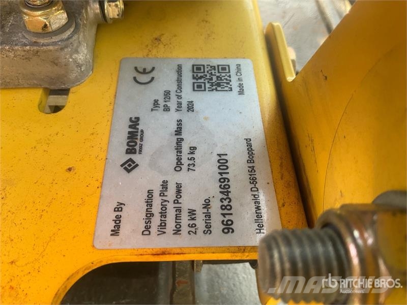 Bomag BP12/50 Vibratory Plate Compactor Vibro plošče