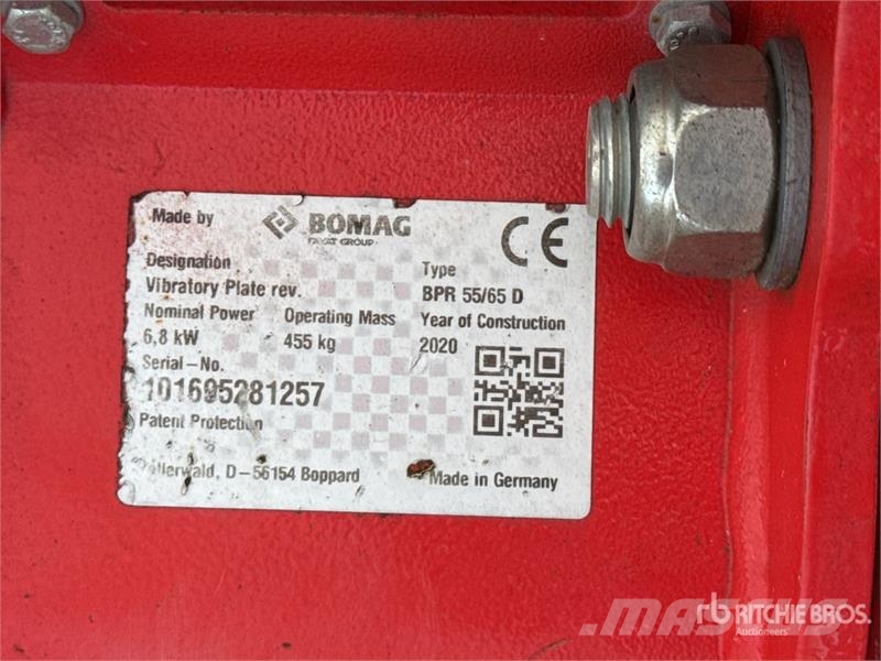 Bomag BPR 55/65D Plaque Vibrante Vibratory Plate Compact Виброплиты и вибротрамбовки