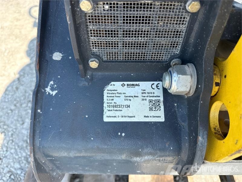 Bomag BPR 70/70D Vibratory Plate Compactor 夯實機(夯土機)