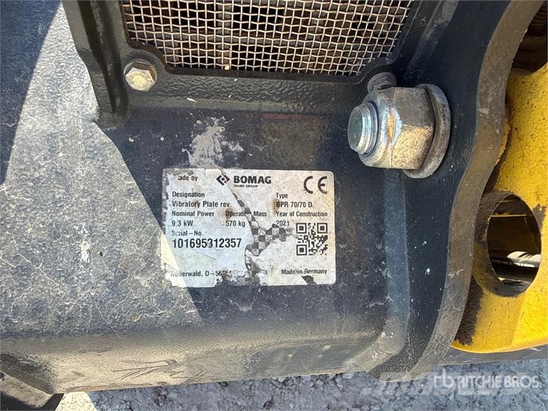 Bomag BPR 70/70D Vibratory Plate Compactor دكاكات أفقية