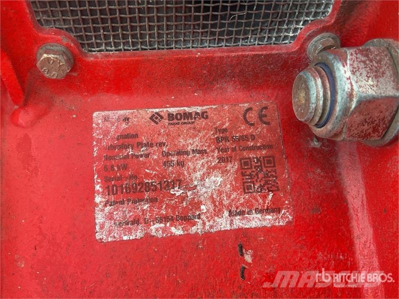 Bomag BPR55/65D Vibratory Plate Compactor Vibrátorok