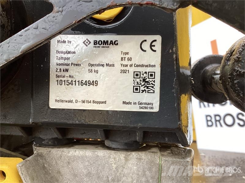 Bomag BT60 Pisones compactadores