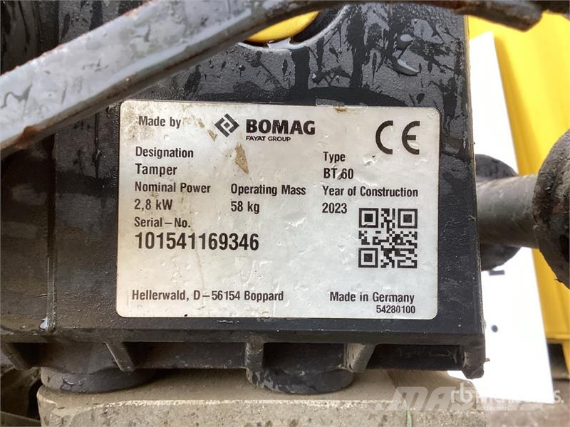 Bomag BT60 Pisones compactadores