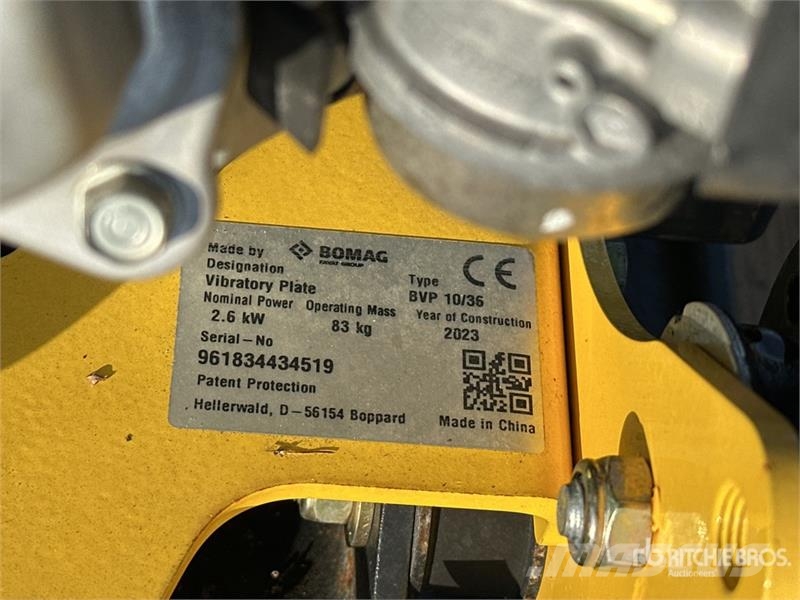 Bomag bvp10/36 Vibratory Plate Compactor Vibro plošče