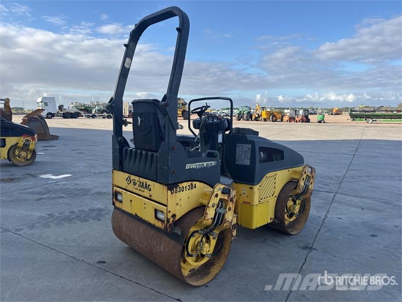 Bomag BW 120 AD-4 Compacteur Vibrant Tandem Double Drum Rouleaux tandem