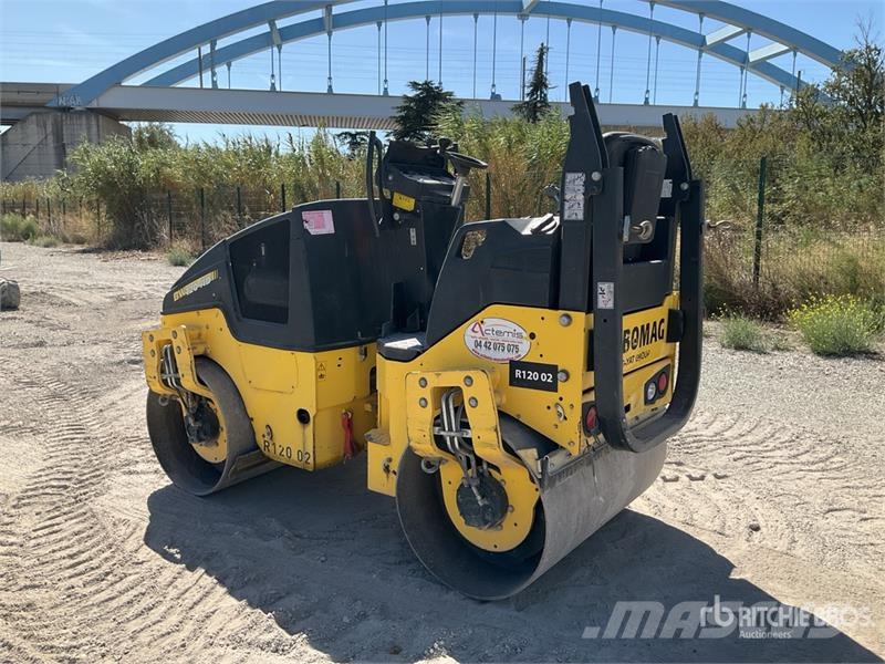 Bomag BW 120 AD-5 Compacteur Vibrant Tandem Double Drum Rouleaux tandem