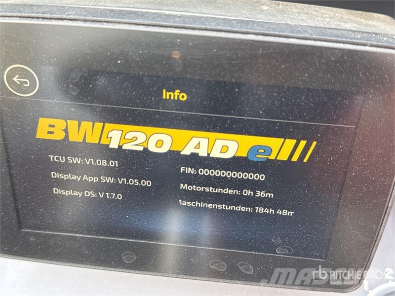 Bomag BW 120 ADe-5 Compacteur Vibrant Tandem Electrique Rouleaux tandem