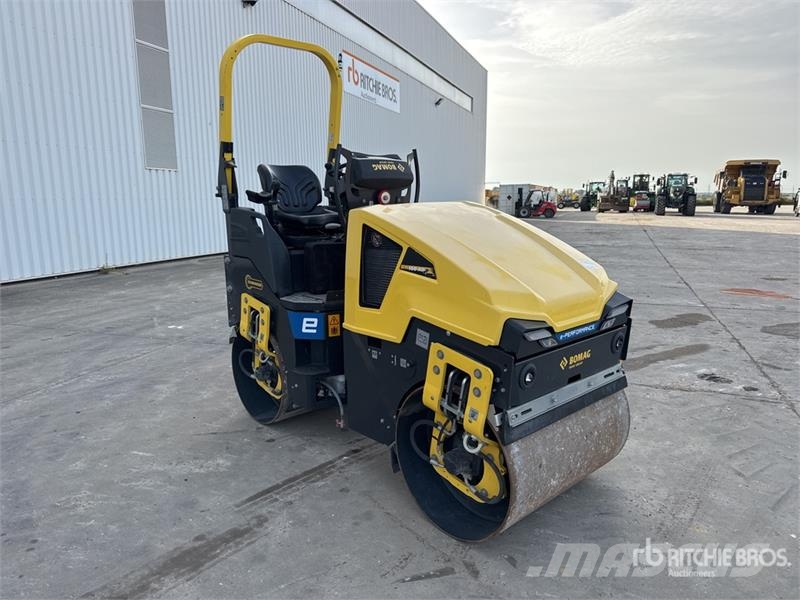 Bomag BW100ADe-5 Compacteur Vibrant Tandem Electrique El Twin drum rollers