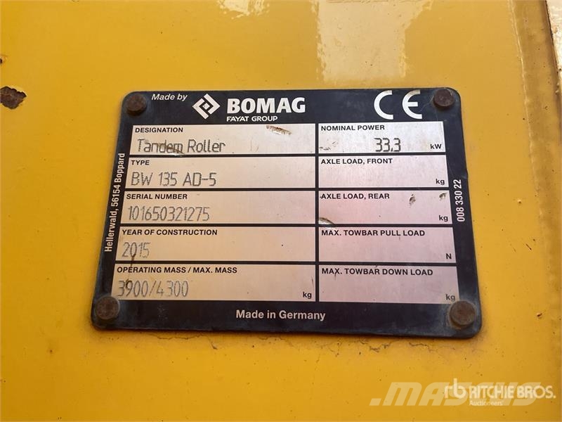 Bomag BW135AD-5 Twin drum rollers