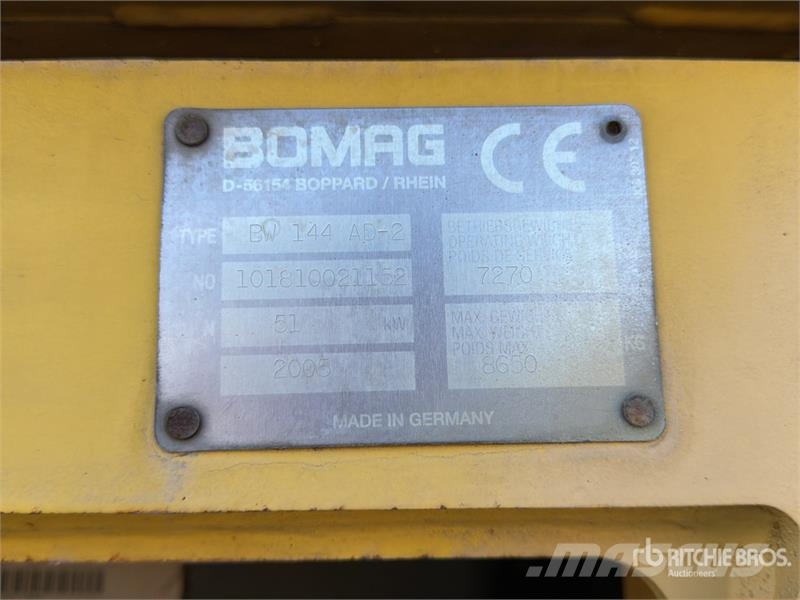 Bomag BW144AD-2 Double Drum Roller Tandemwalzen