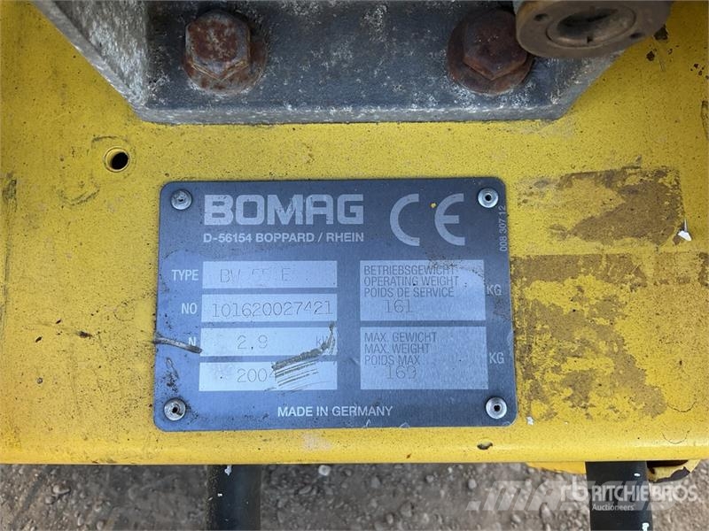 Bomag BW55E Walk Behind Roller Autres rouleaux