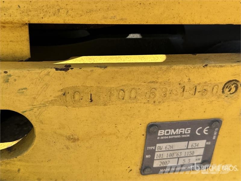Bomag BW62H Rouleau Walk Behind Roller Andra vältar