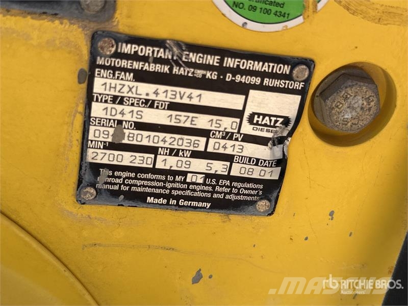Bomag BW65H Compacteur A Guidage Manuel Walk Behind Roll Muud rullid