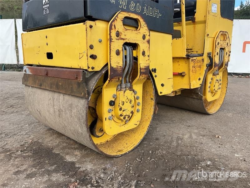Bomag BW80ADH-2 Double Drum Roller Divvalču grunts veltņi