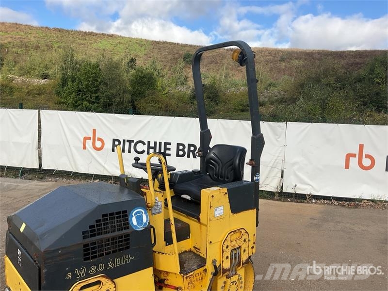 Bomag BW80ADH-2 Double Drum Roller Divvalču grunts veltņi