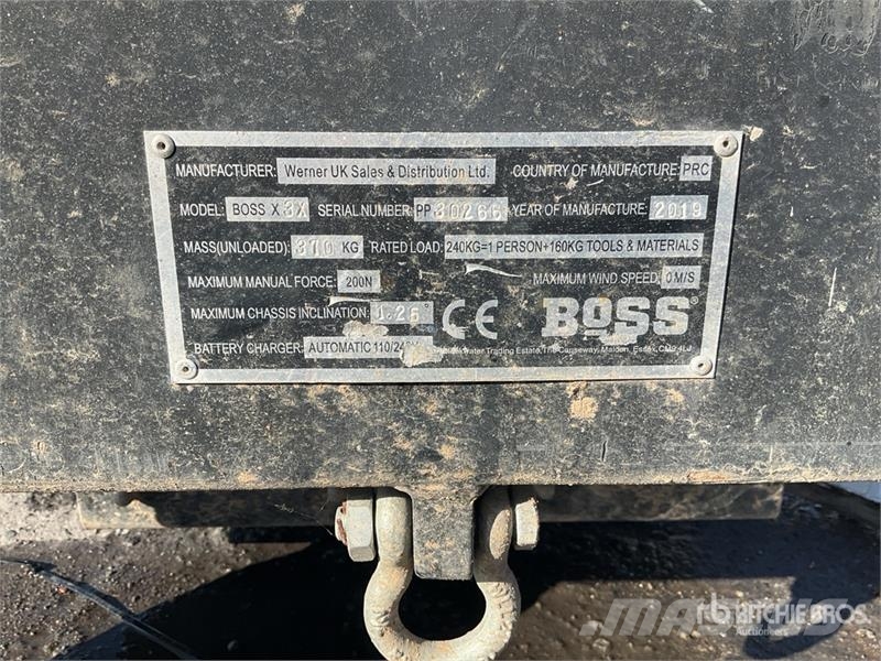 Boss X3X Electric Scissor Lift (Inoperable) Makasli platformlar