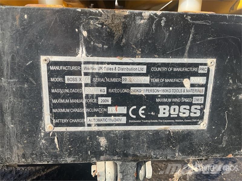 Boss X3X Electric Scissor Lift Підйомники-ножиці