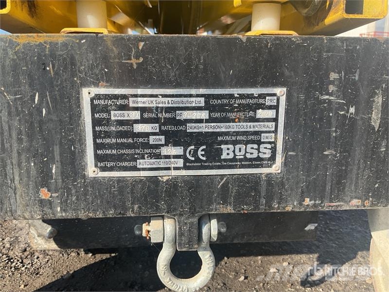 Boss X3X Electric Scissor Lift (Inoperable) Makasli platformlar