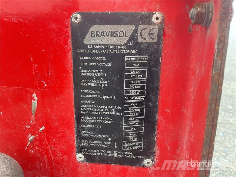 Bravi Leonardo HD Outdoor Vertical Mast Lift Used Personnel lifts and access elevators