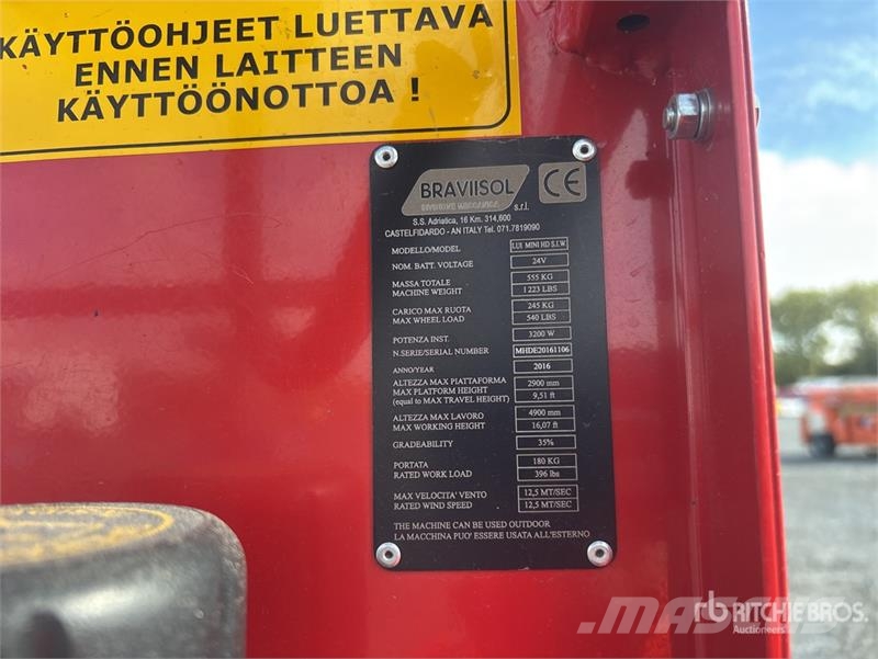 Bravi LUI MINI HS S.I.W. Vertical Mast Lift Vertikalna dvigala